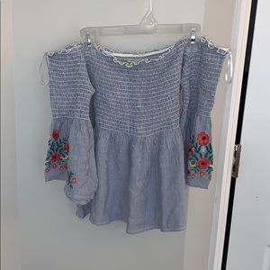 Hollister off the shoulder top